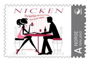 nicken frimerke b315